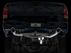 RAM 1500 Performance Exhaust - Rear - AWE Tuning - 0FG Dual Rear Exit Cat-Back - Chrome Silver - `09-`18